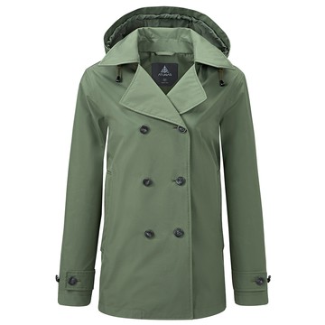 女款GORE-TEX 2L都會單件式防水外套(A1GT2516W霧綠/防水/防風/透氣/旅遊/風衣外套)