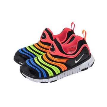 Nike 毛毛蟲鞋 Dynamo Free PS 中童 彩色 童鞋 無鞋帶 運動鞋 343738-018