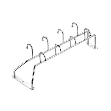 L9084ST 不鏽鋼馬克杯架8勾 杯架 層板掛勾 收納架 懸吊式 吊掛式 廚房 餐廳