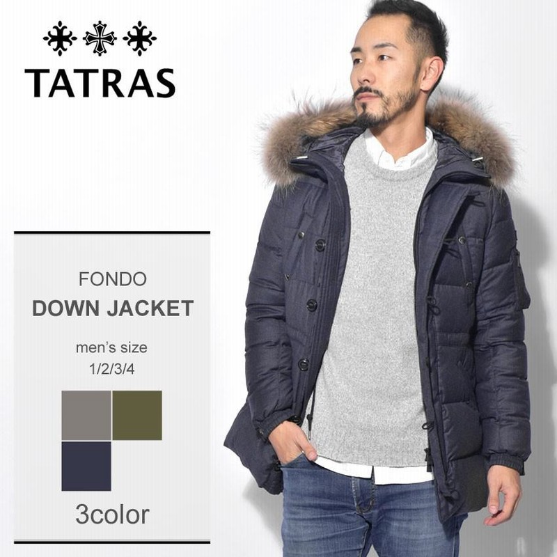 TATRAS タトラス メンズダウン 黒 FONDO フォンド | www 