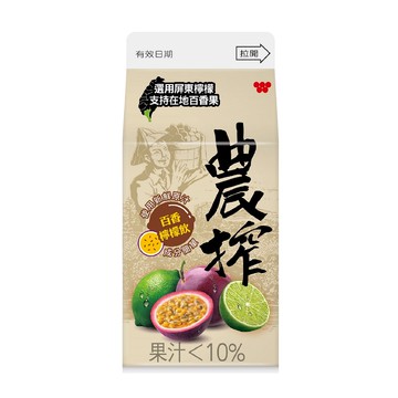 [家速配]農搾百香檸檬飲375ml※實際到貨效期約4天以上
