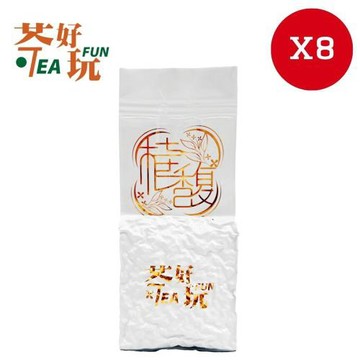 【茶好玩】桂馥烏龍－台灣茶底x傳統窨花工藝！桂花香氣奔放、甜潤回甘不膩 (二兩75gx8包)