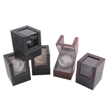 現貨皮質機械表晃表器手表搖表器1位電動馬達盒轉表器自動手表盒【宜家良品百貨】