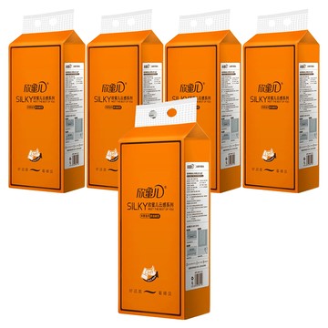 欣蜜兒可掛式棉柔紙巾 超大容量家庭號面紙 母嬰適用 柔軟親膚  1280張  5包