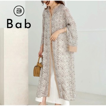 現貨🇯🇵Bab 清爽棉柔 原創印花 碎花連衣裙 洋裝 外套 罩衫 日系穿搭 冬天女裝