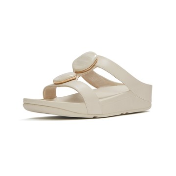 FitFlop FINO 大理石紋H型涼鞋-女(米色)