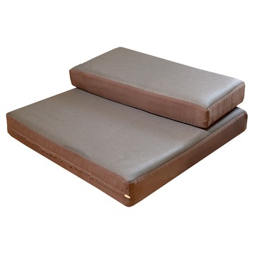 Dr.Air透氣專家 3D透氣網布 超厚記憶拜墊 禪修靜心 上+下墊 100%聚酯纖維  8cm