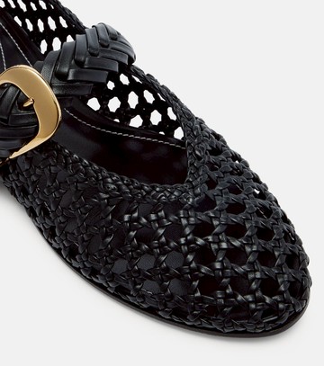 Zimmermann Alchemy braided leather Mary Jane flats