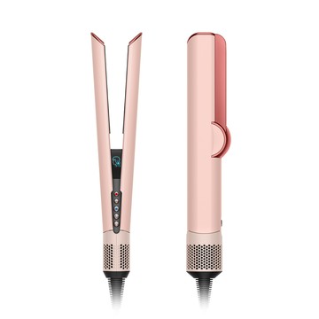 【贈原廠架】Dyson戴森 Airstrait二合一吹風直髮器 HT01 山櫻粉_廠商直送