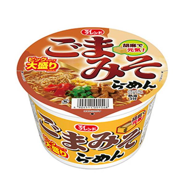 (2ケース販売) 大黒食品 ビッグごまみそラーメン x 24個ケース販売 (大盛) (カップ麺)