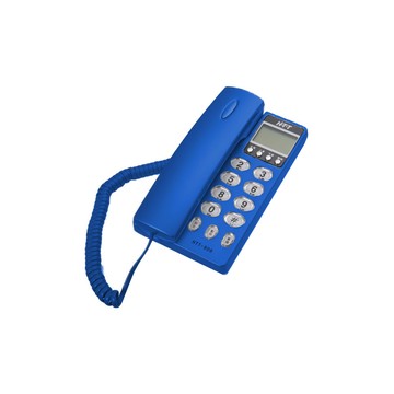 HTT 來電顯示有線電話HTT-806/藍_廠商直送