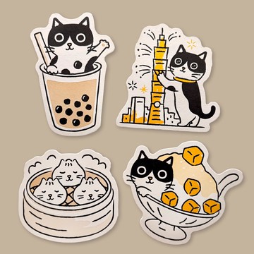 活版印刷 台灣貓明信片