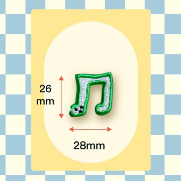 燙布貼 | 音符 ( 白 )