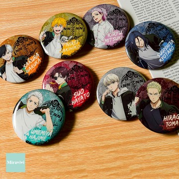 防風少年-制服光釉徽章(8款隨機)