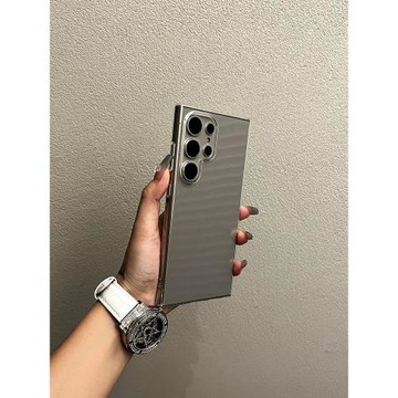 ins超薄簡約超薄透明適用三星s24ultra手機殼新款GalaxyS24個性s24+高級感s23u網紅s23+防摔S22plus保護套潮