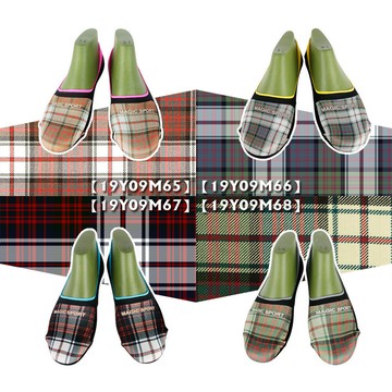 magic美肌刻 十字格紋 寬口薄抗菌隱形襪  四入組 jg-01619y09m65-68