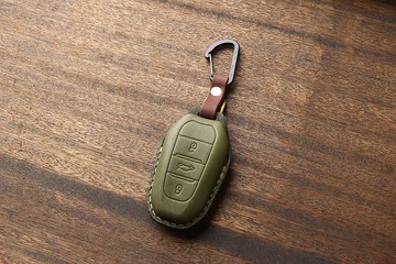 茶皮 寶獅 汽車鑰匙套 Peugeot 2008 3008 5008 客製化