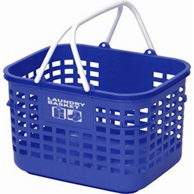 和泉化成 ランドリーボックス カラフル ランドリー浅型 ブルー (幅43*奥33.5*高27cm) 3669KB