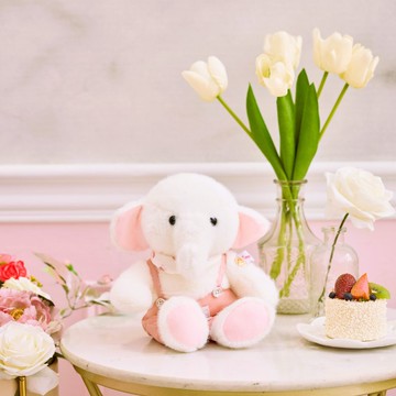 CANDY BEAR 粉紅泡泡情侶象 男生款 30cm