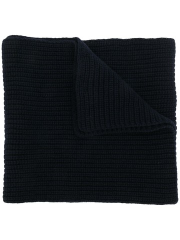 Stone Island - ribbed knit scarf - men - Wool - One Size - Blue
