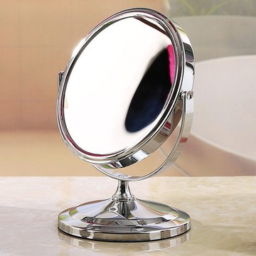 臺式化妝鏡辦公化妝臺雙面高清放大美容美顏補妝便攜鏡子 YJ185 公司貨 快速出貨
