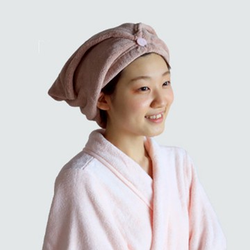 CB Japan 極柔系列超細纖維擦頭包巾 - 大地灰