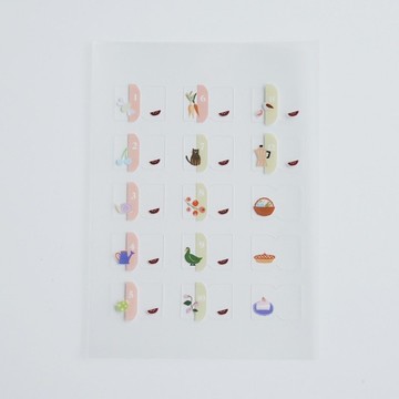 索引霧面月份索引貼紙 : 莊園故事