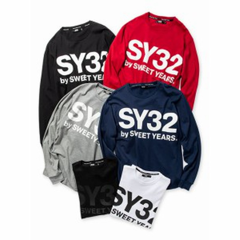 ロンT 長袖 Tシャツ SY32 by sweet years TNS1784J BIG LOGO L/S TEE