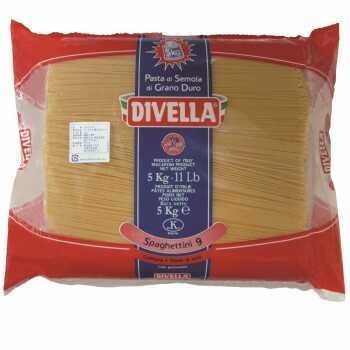 軽食品関連 DIVELLA　ディヴエッラ　パスタ　スパゲッティーニ　5kg　3袋セット　606-162