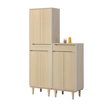 直人木業-ERIC北歐柔光鞋櫃組120公分(四門款+矮櫃)