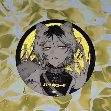 ✨全網最低價☜桃園出貨✨排球少年吧唧及川徹日向翔陽孤爪研磨雙閃胸章二次元動漫周邊徽章