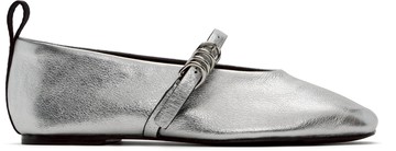 rag & bone 银色 Spire 玛丽珍鞋