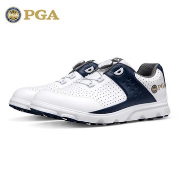 美國PGA 高爾夫男士球鞋 鞋子 防側滑鞋釘男鞋 旋轉鞋帶夏季透氣