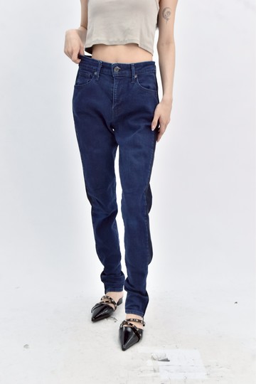 (M) levis 棉質牛仔藍色長褲