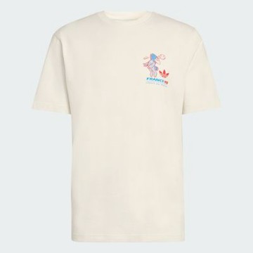 Adidas 愛迪達 Mascot Tee Fot KC3833 男女 T恤 休閒短袖 米 純棉 2026 世界盃