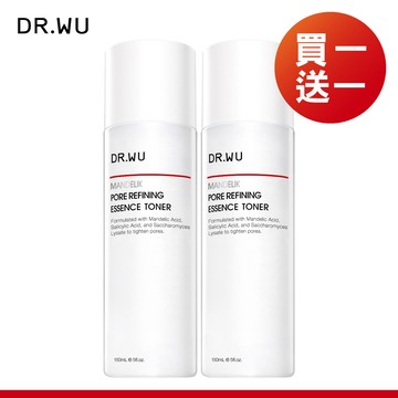 DR.WU 杏仁酸緊緻毛孔化妝水150ML_2入組