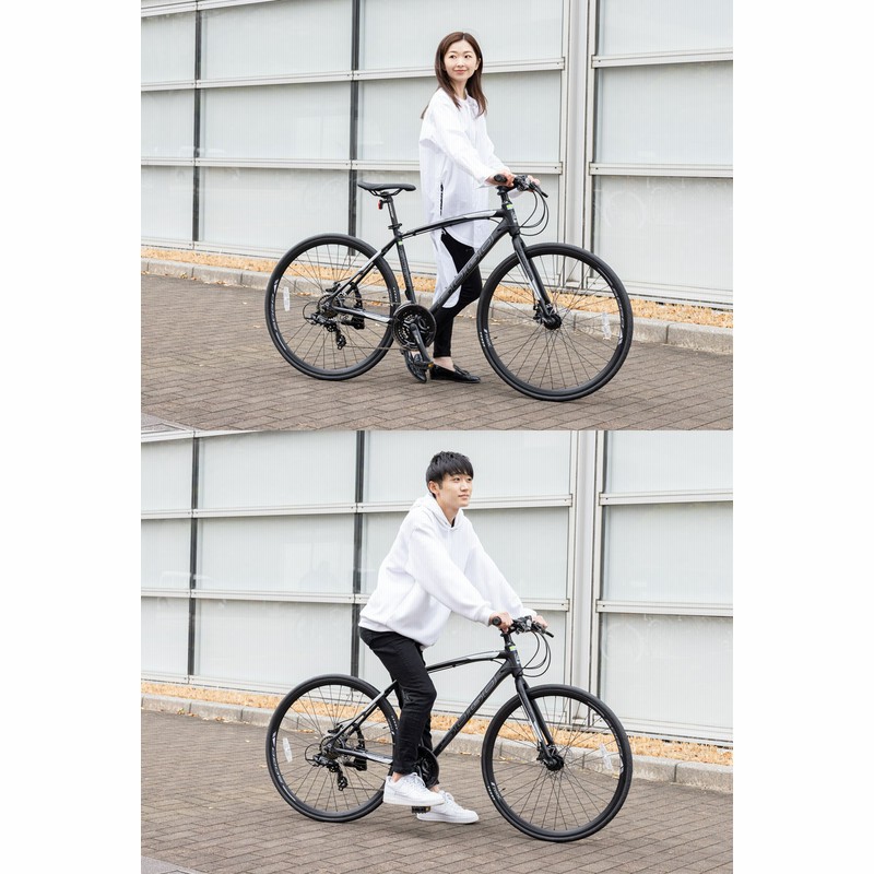 No.176 クロスバイク最新モデル 700×25C シマノ製21段変速 高級アルミ