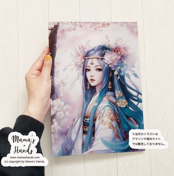 ⭐️已售出 5 件⭐️《新 櫻與菊理姬》☘️ A4 海報 菊理姬 瀨織津姬 日本神話 插畫 藝術品