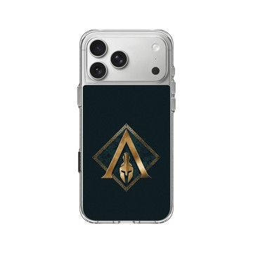 iPhone 17 Pro Max Clear Case（相機按鈕） 透明 - Assassin's Creed - Odyssey Logo