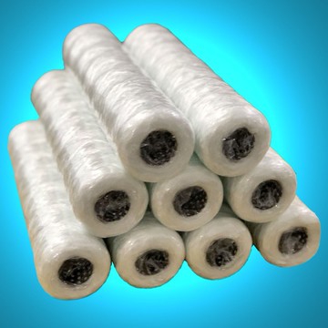 【玻璃纖維】 纏繞式濾芯 不鏽鋼內管 線繞濾芯 耐高溫、溶劑