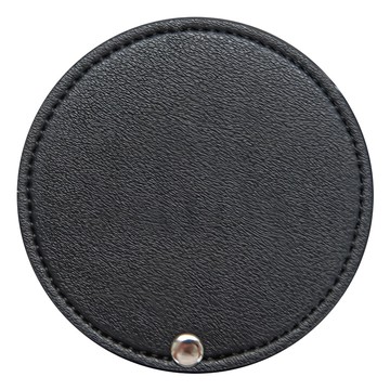 妃妃嚴選 皮革化妝鏡  黑色