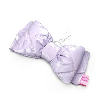 JCC 紫色蝴蝶結泡芙掛飾