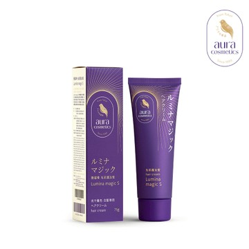 【日本aura雅鄔樂】光彩護汝髮白髮補色護髮乳75g（贈3g體驗瓶）｜親子家庭嚴選館