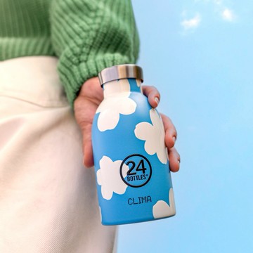 【義大利 24Bottles】義大利 24Bottles 不鏽鋼雙層保溫瓶 330ml 遇見系列 - 白日夢