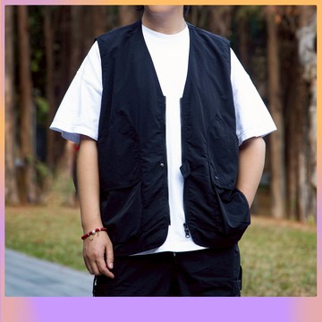 【CLAN】日系大口袋機能馬甲 工裝背心 機能背心 口袋背心 多口袋 防潑水 釣魚背心 戰術背心 外搭背心 背心 夾克