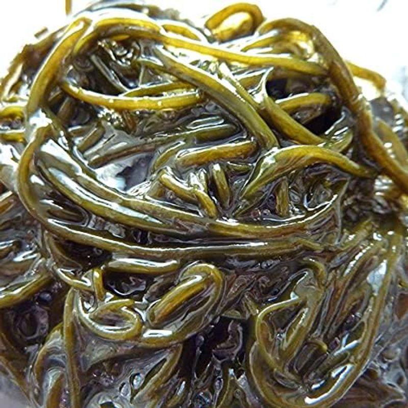 魚水島 新潟 佐渡産 天然 岩もずく 500g（塩蔵モズク）