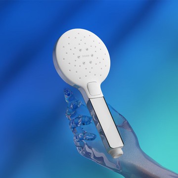 浪鯨高壓花灑噴頭洗澡加壓淋浴器家用單頭強力花曬噴頭增壓大出水