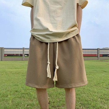 運動短褲男夏季五分褲日系復古cityboy褲子休閑寬松籃球褲大褲衩