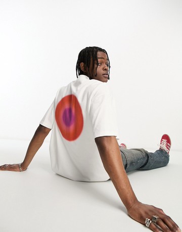 The Couture Club Unisex relaxed fit t-shirt in white with circle back print