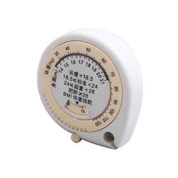 3765 BMI捲尺 腰圍尺伸縮捲尺 健康皮尺 三圍測量BMI尺 減肥尺 腰圍尺 便攜皮尺 布尺